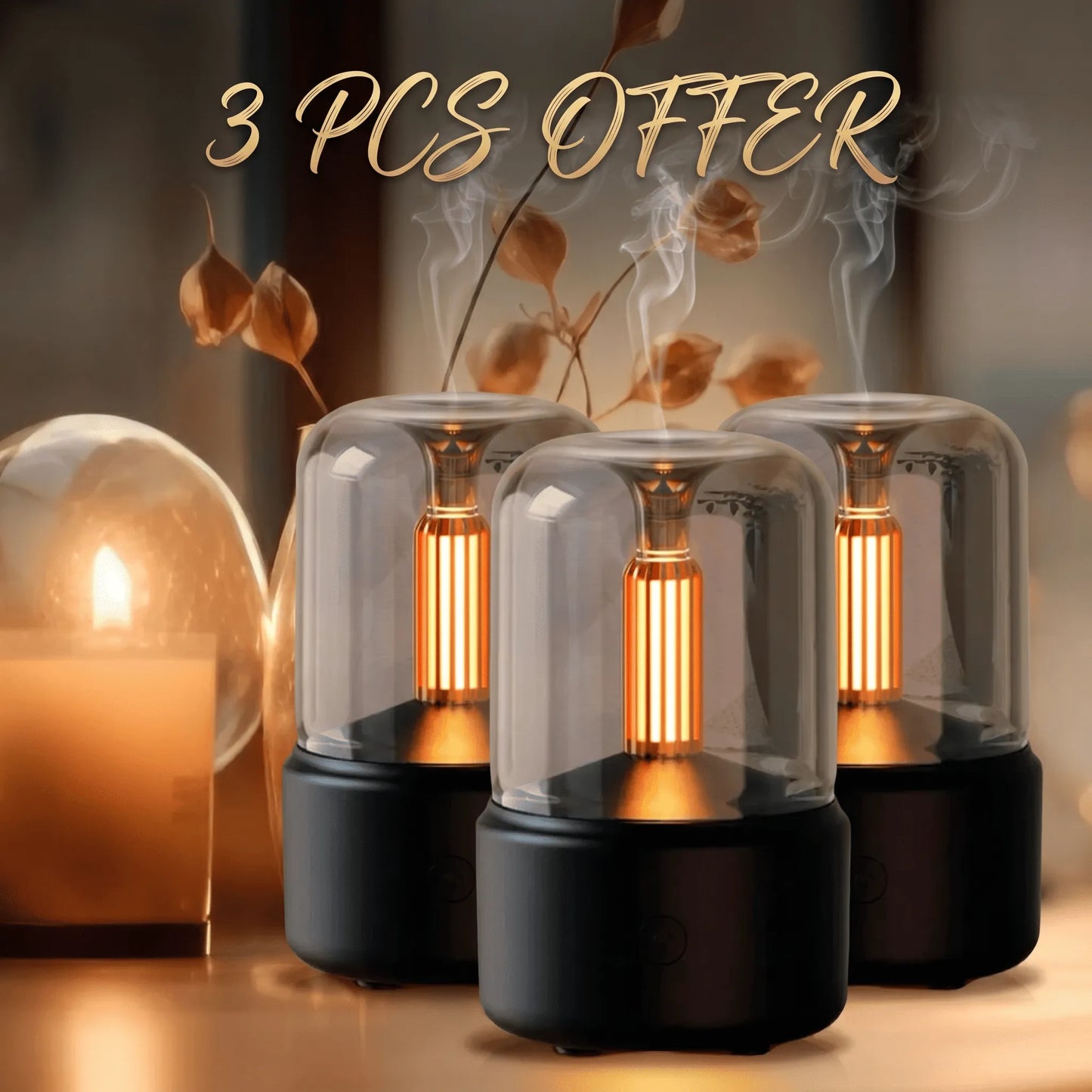 Pack 3 Diffuseurs de Perfum Avec 3 Perfums Gratuits