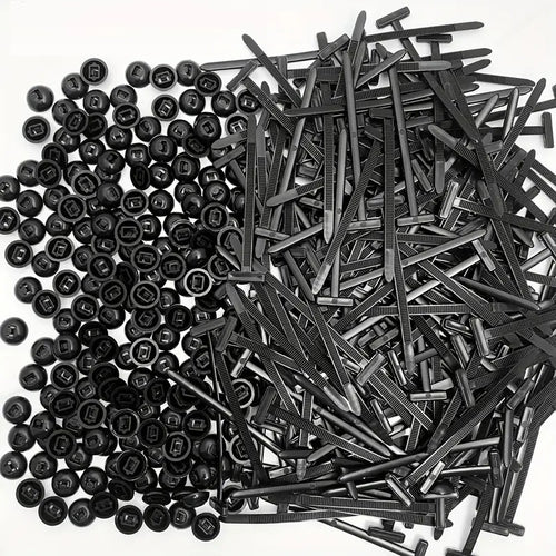 (100 pcs) Boucle de cravate câble universelle en nylon CI